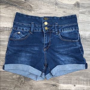 Short Blue Denim Shorts